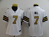 Women Nike Saints 7 Taysom Hill White Color Rush Limited Jersey,baseball caps,new era cap wholesale,wholesale hats